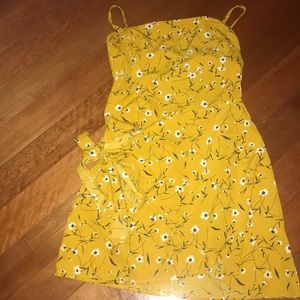 Yellow ZAFUL dress with flowers